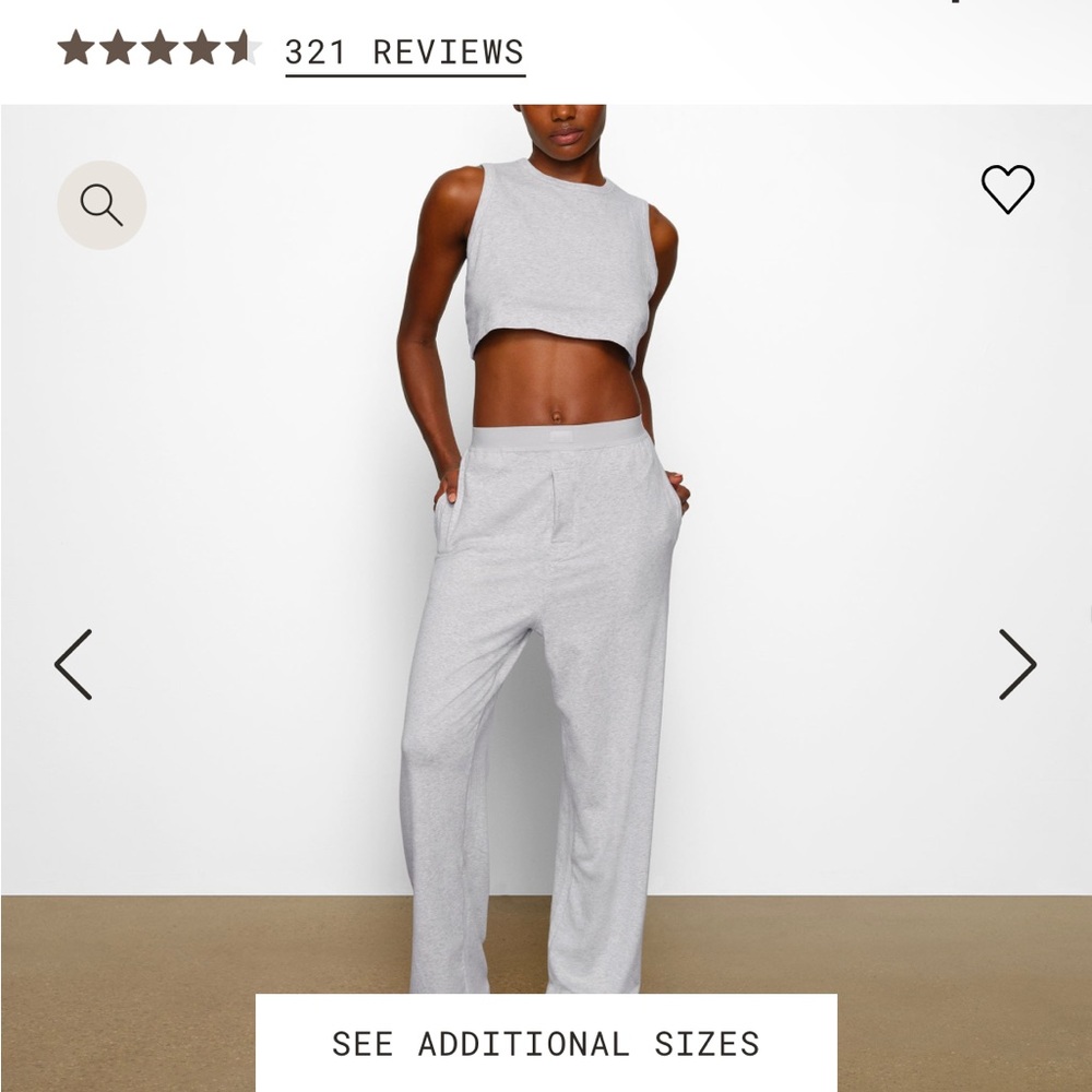 SKIMS BOYFRIEND LOOSE PANT NWT - Picture 3 of 3